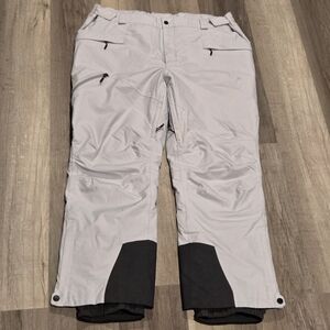 Columbia Snow Pants Size XXL White Omni-Tech Outdoor Ski Snowboard